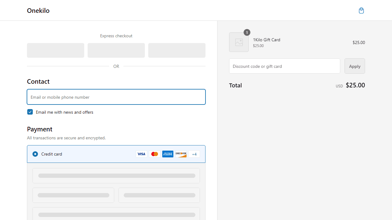 How to apply Onekilo coupon code